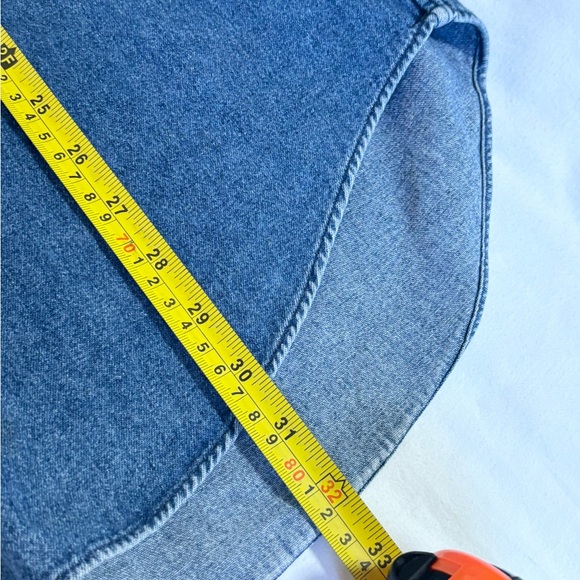 Ralph Lauren Blue Denim Casual button down Shirt LARGE - Picture 8 of 9